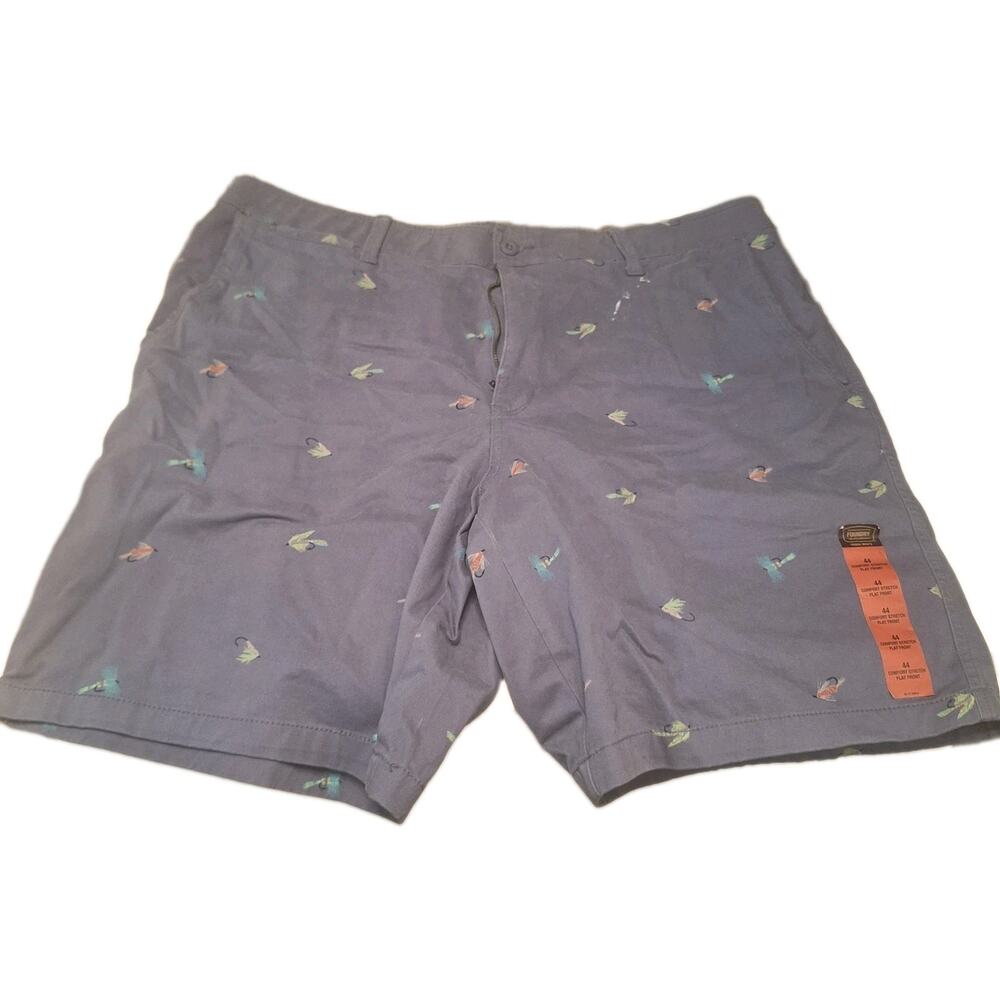The Foundry Big & Tall Fishing Lure Shorts Size 44 Blue New Cargo Angler